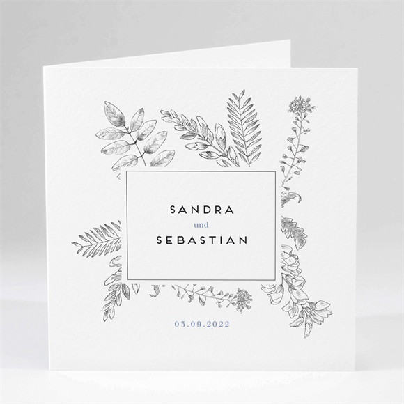 Hochzeitseinladung Herbarium ref.N45192