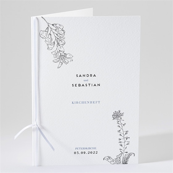 Kirchenheft Hochzeit herbarium