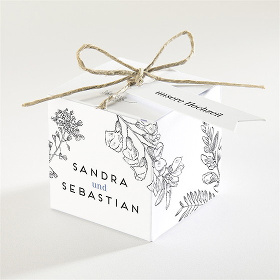 Geschenkbox Hochzeit herbarium