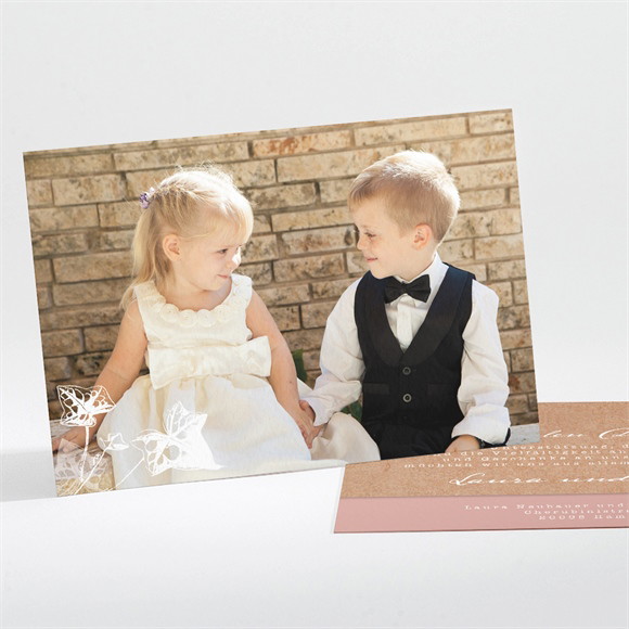 Dankeskarte Hochzeit Mit Efeu gebunden ref.N111221