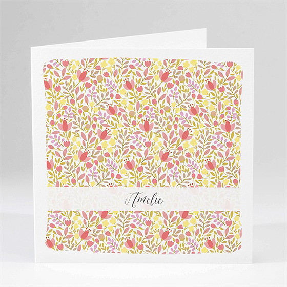 Geburtskarte Blumenmeer