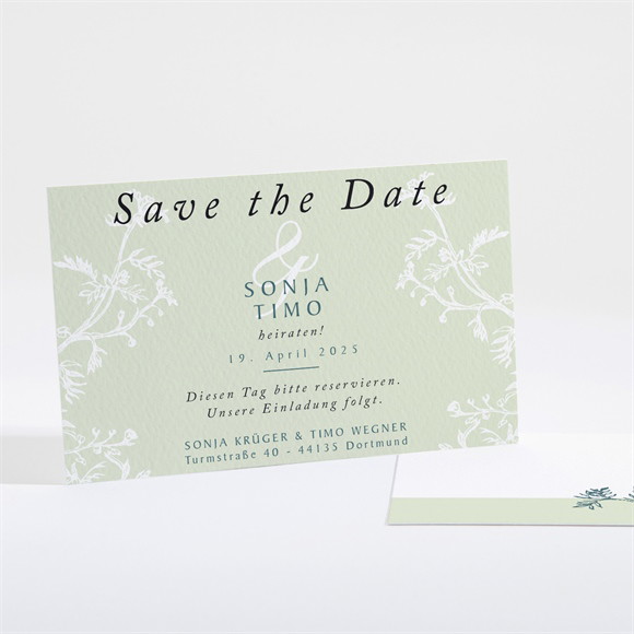 Save the Date Karte Greenery ref.N16121