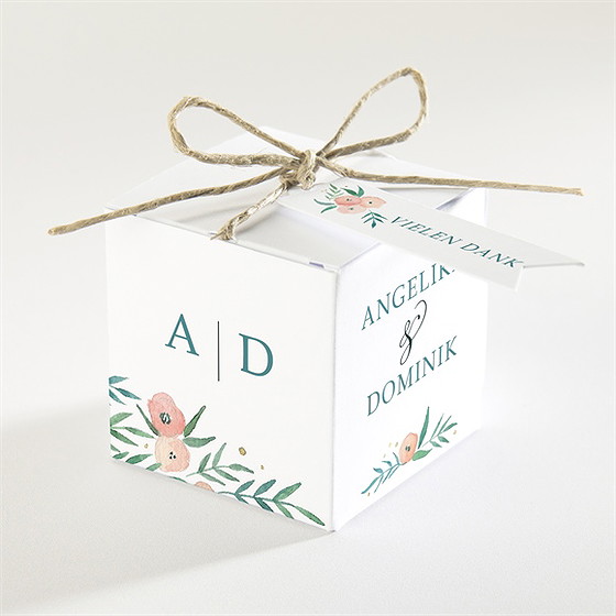 Geschenkbox Hochzeit Wilde Rose