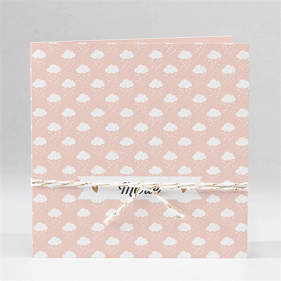 Geburtskarte Schneewolken