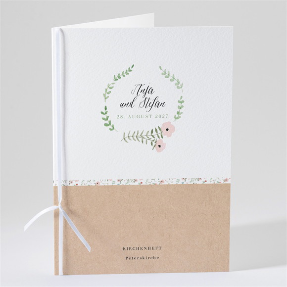 Kirchenheft Hochzeit Blumenwiese ref.N49164