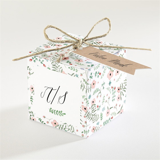 Geschenkbox Hochzeit Blumenwiese