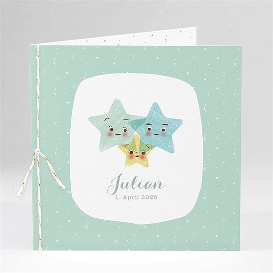 Geburtskarte Sternenrausch