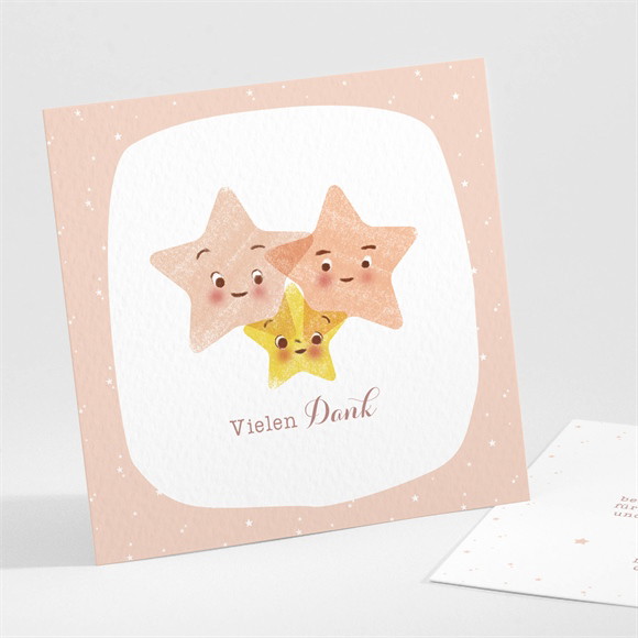 Dankeskarte Geburt Star ref.N30160