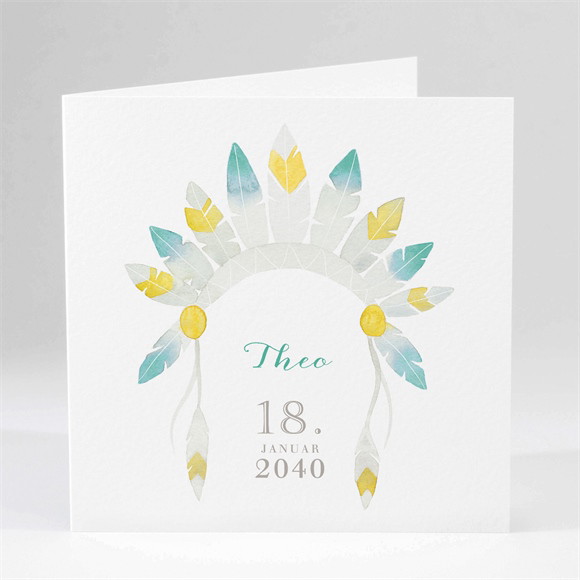 Geburtskarte Mein kleiner Indianer ref.N451110