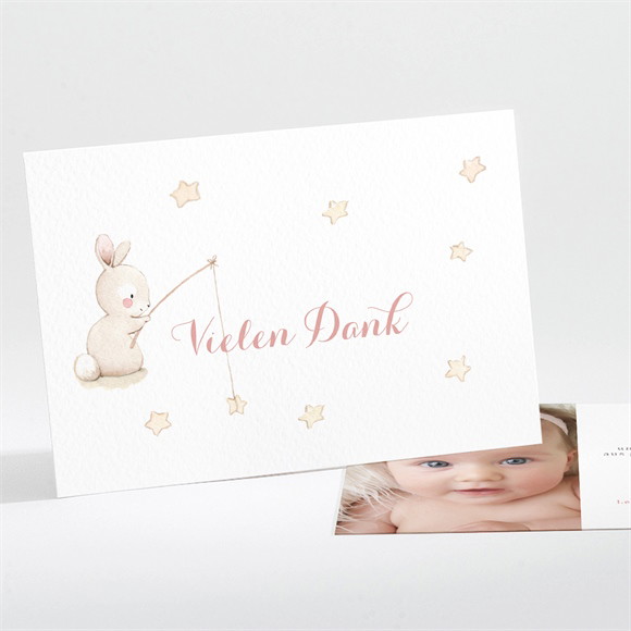 Dankeskarte Geburt Sternenfischer ref.N111227