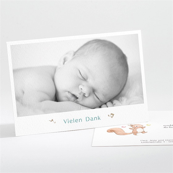 Dankeskarte Geburt Die Musikanten