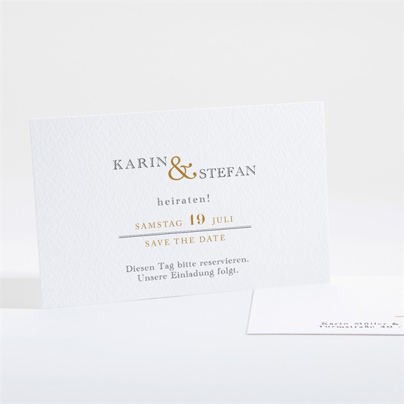 Save the Date Karte Eng verbunden ref.N16107