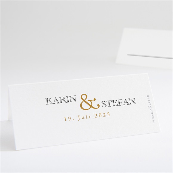 Tischkarte Hochzeit Eng verbunden ref.N440686