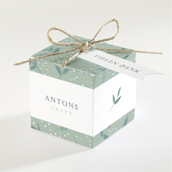 Geschenkbox Taufe Blätter im Wind ref.N340169