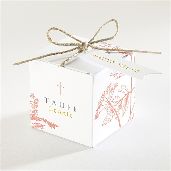 Geschenkbox Taufe Vintage Natur
