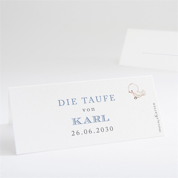 Tischkarte Taufe Zarte Illustration ref.N440712