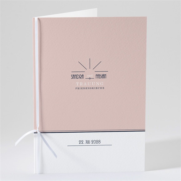 Kirchenheft Hochzeit Art-Déco Design ref.N491104