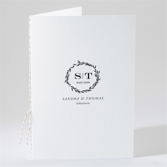 Kirchenheft Hochzeit Retro Chic ref.N491105