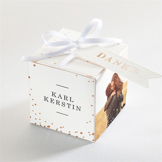 Geschenkbox Hochzeit Kupferschimmer