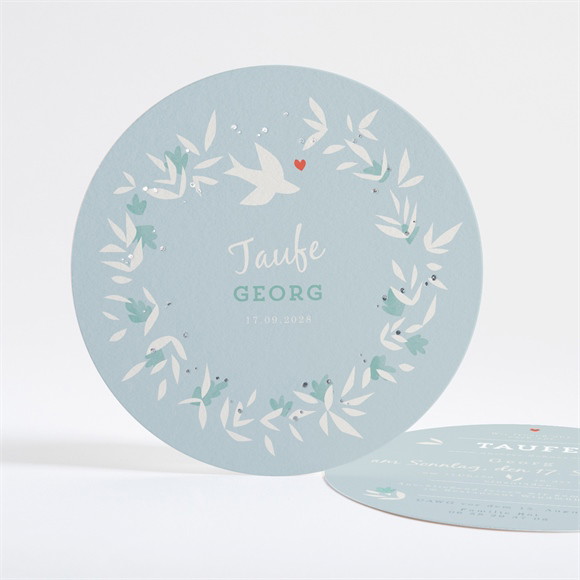 Einladung Taufe Tauftaube ref.N321123