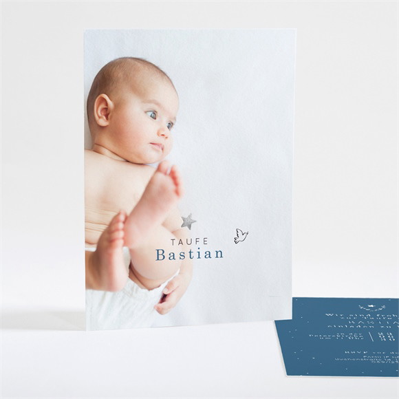Einladung Taufe Sternenporträt ref.N28105