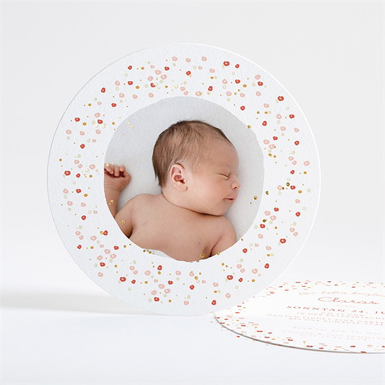 Einladung Taufe Blumenregen