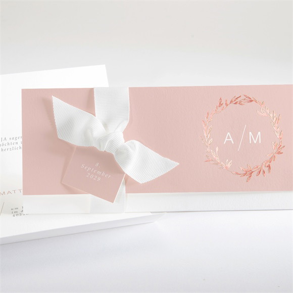 Hochzeitseinladung Zarte Mitteilung ref.N94124