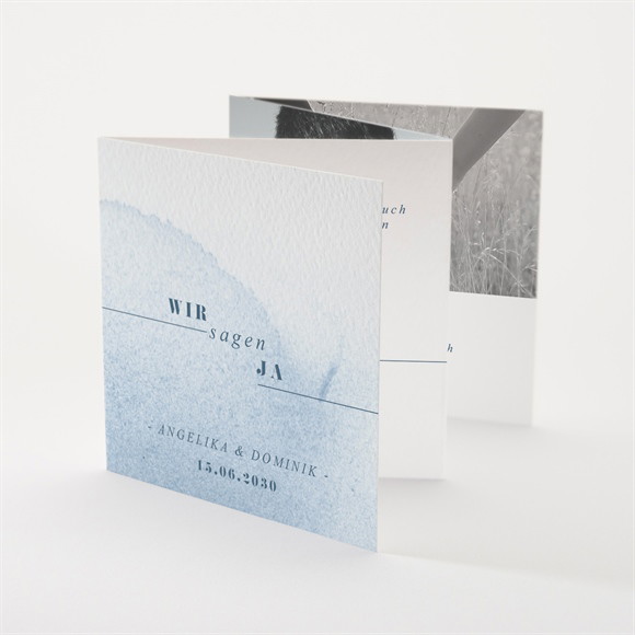 Hochzeitseinladung Himmelblau ref.N83121