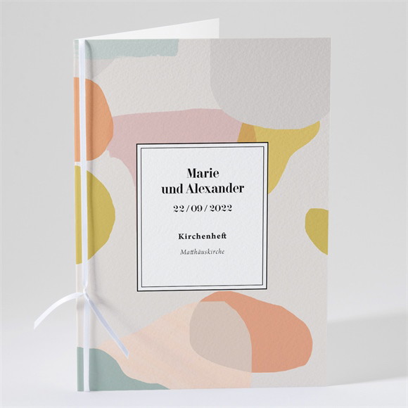 Kirchenheft Hochzeit Pastell ref.N491108