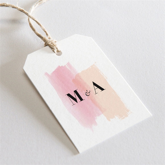 Geschenkanhänger Hochzeit "Pastell"