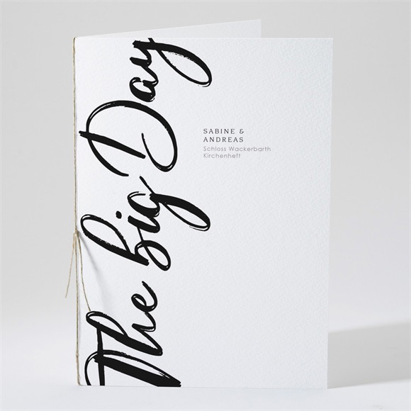 Kirchenheft Hochzeit The big day ref.N491112