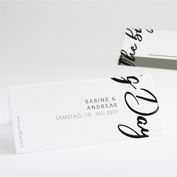 Tischkarte Hochzeit The big day ref.N440724