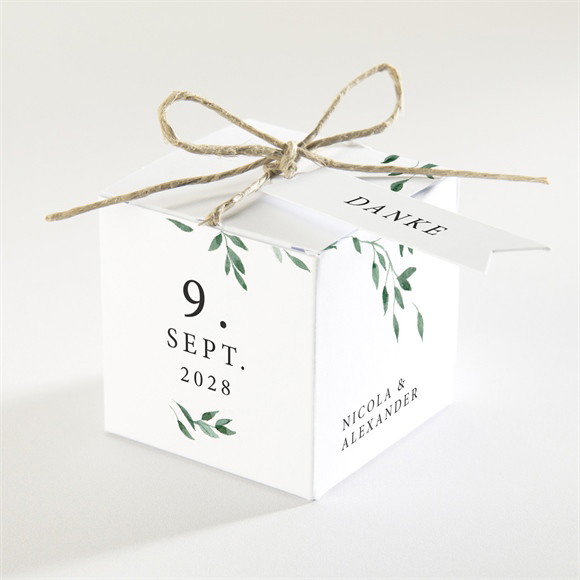 Hochzeitsmandel Schachtel "Unter dem Olivenbaum"