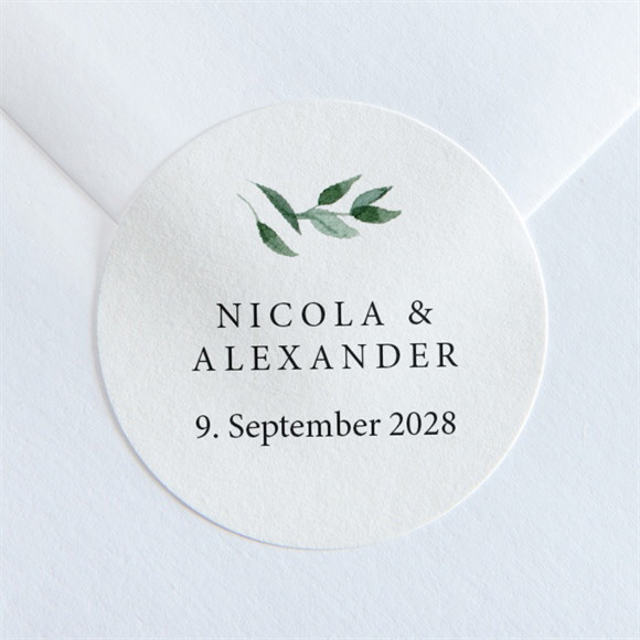 Aufkleber Hochzeit Unter dem Olivenbaum ref.N36006