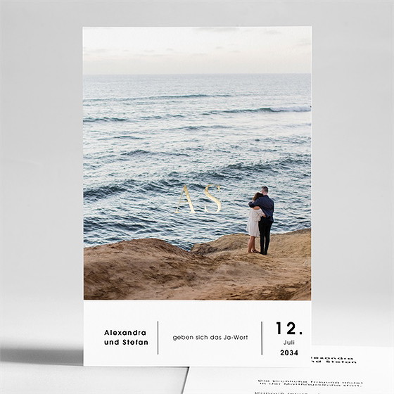 Hochzeitseinladung Blick In Die Ferne