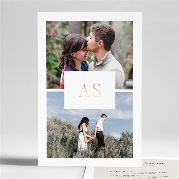 Hochzeitseinladung Spiegel der Liebe ref.N241157