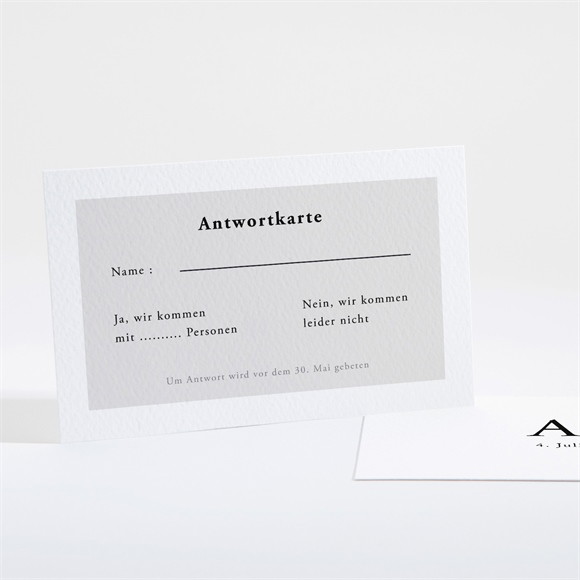 Antwortkarte Hochzeit Spiegel der Liebe ref.N16147