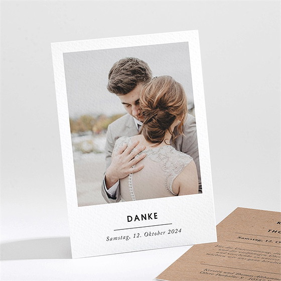 Dankeskarte Hochzeit Naturbelassen