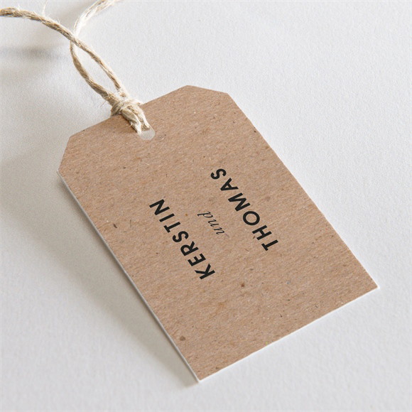 Geschenkanhänger Hochzeit "Naturbelassen"