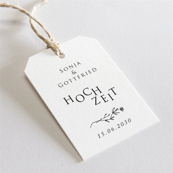 Geschenkanhänger Hochzeit Unsere Hochzeit ref.N29113