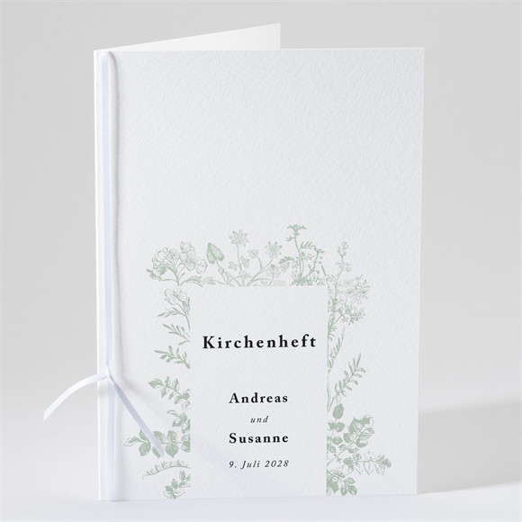 Kirchenheft Hochzeit Farn ref.N491120