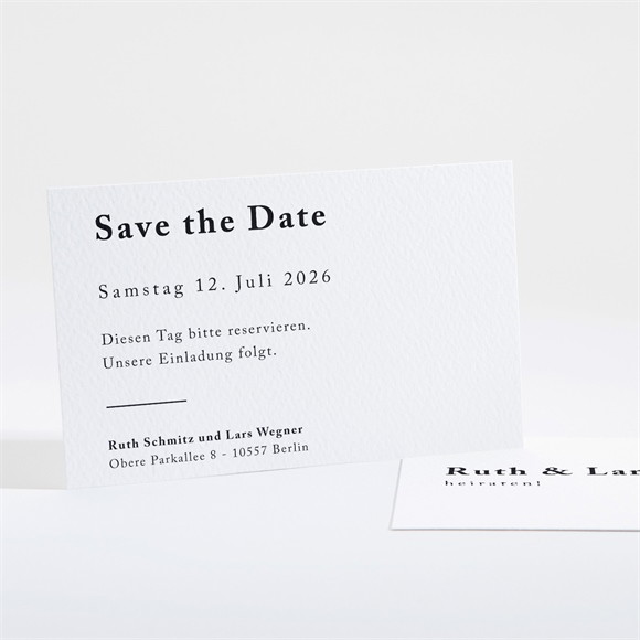 Save the Date Karte Liebe im Rahmen ref.N16148