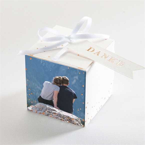 Geschenkbox Hochzeit Liebe im Rahmen - Kupfer ref.N340210