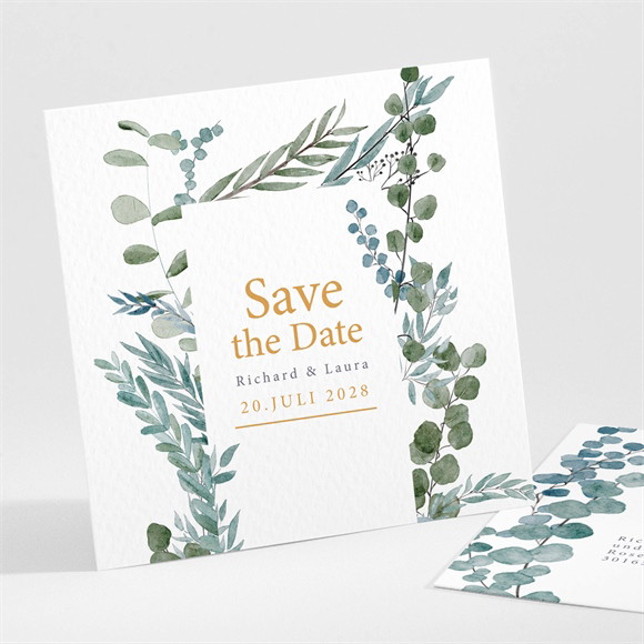 Save the Date Karte Frühling Aquarell ref.N301107