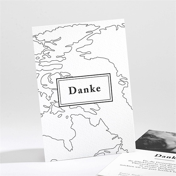 Dankeskarte Hochzeit Die Weite Welt