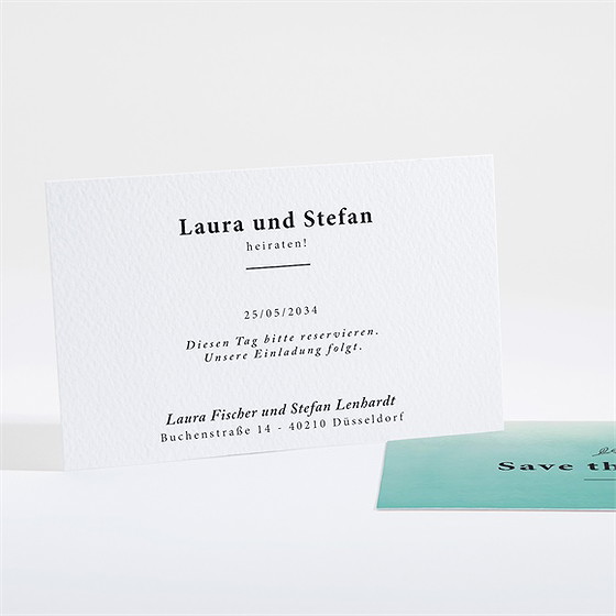 Save The Date Karte Lagune