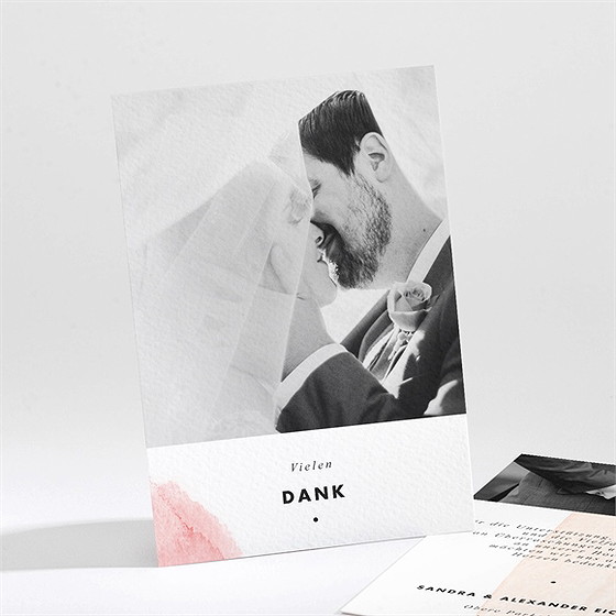 Dankeskarte Hochzeit Nuance