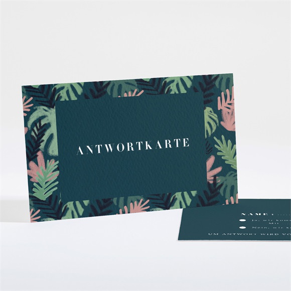 Antwortkarte Hochzeit Natur Design ref.N16159