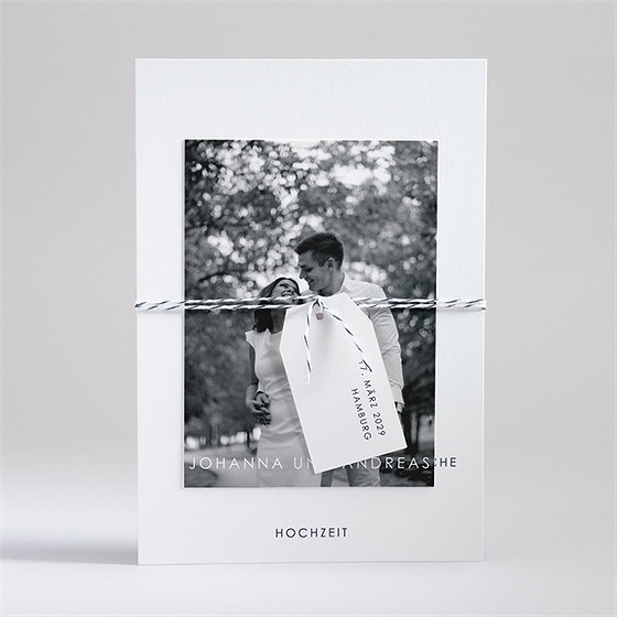 Hochzeitseinladung Design Pur