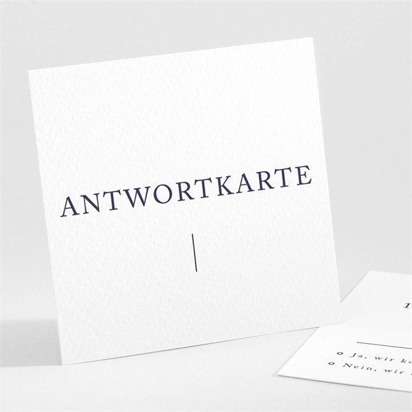 Antwortkarte Hochzeit Design Pur ref.N301120